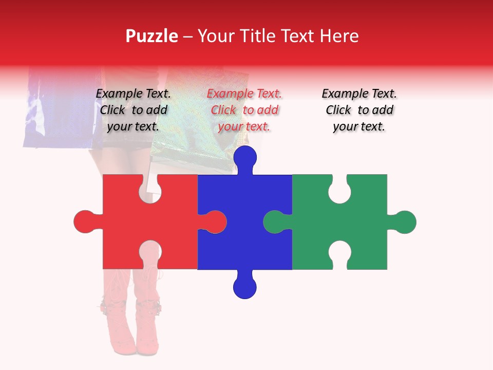 Shopper Christmas Sexy PowerPoint Template