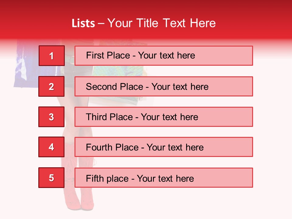Shopper Christmas Sexy PowerPoint Template