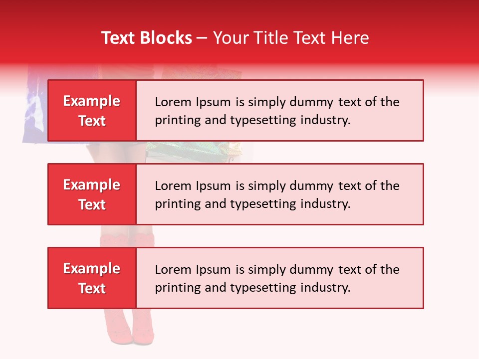 Shopper Christmas Sexy PowerPoint Template