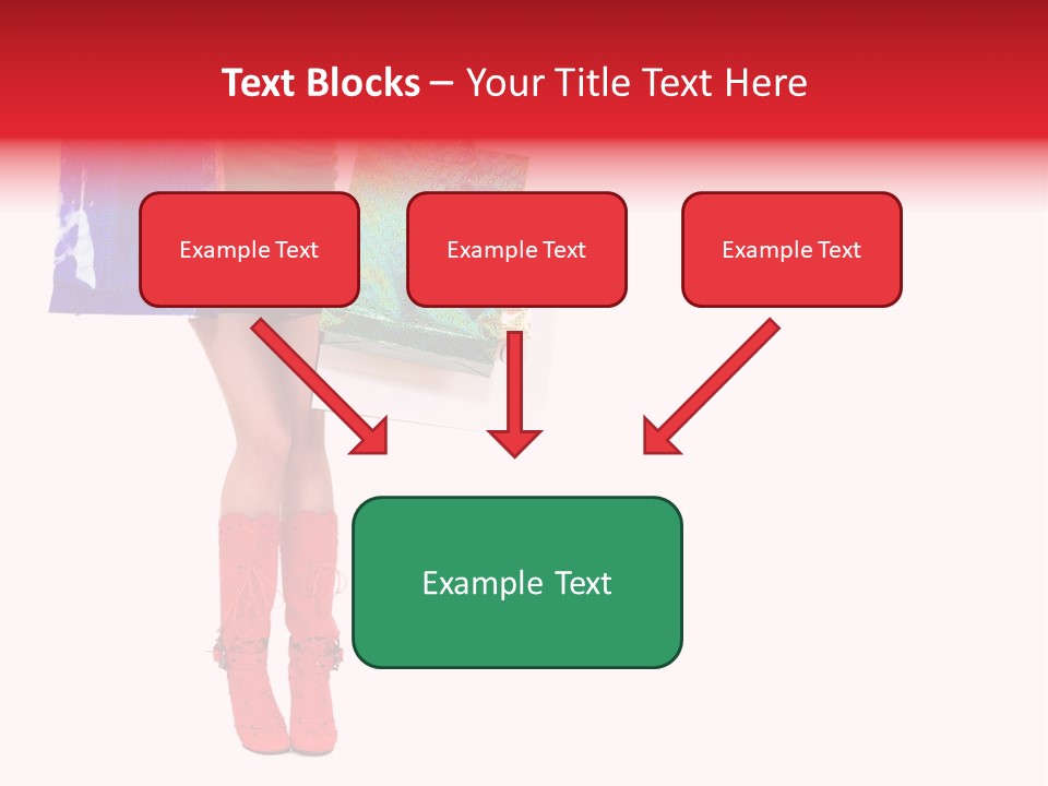 Shopper Christmas Sexy PowerPoint Template
