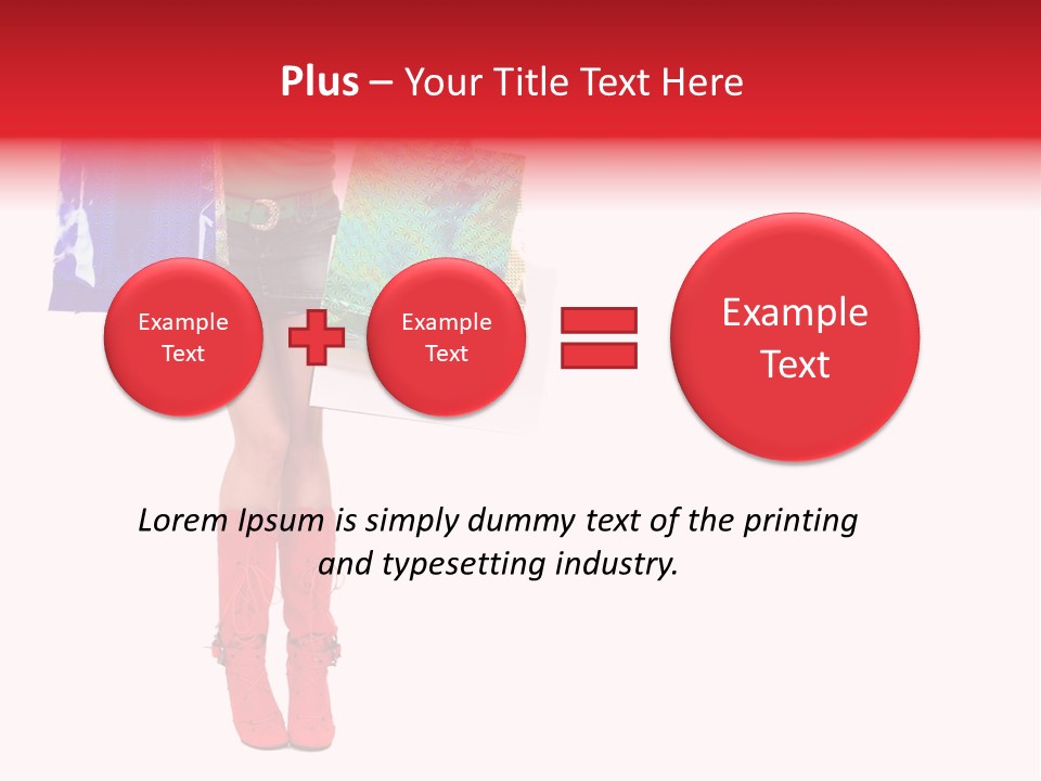 Shopper Christmas Sexy PowerPoint Template