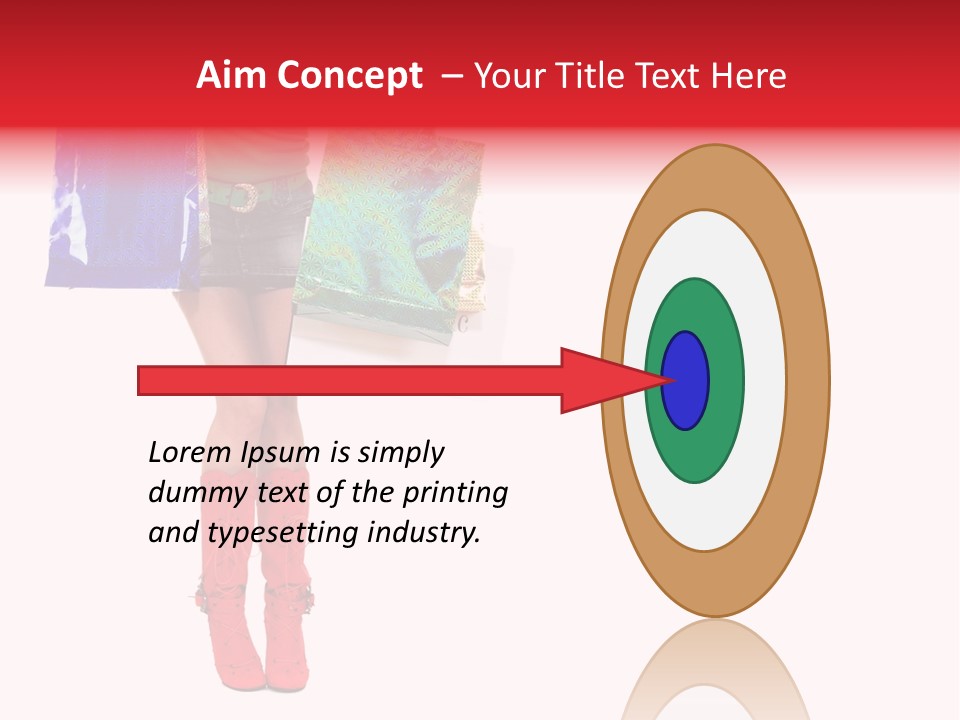 Shopper Christmas Sexy PowerPoint Template