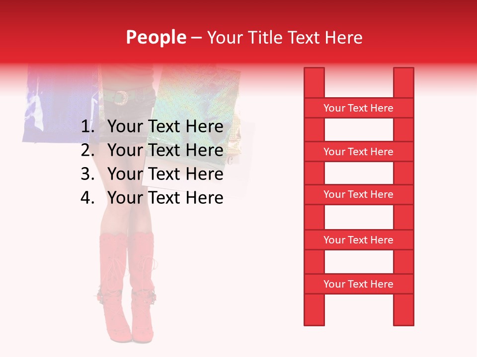 Shopper Christmas Sexy PowerPoint Template