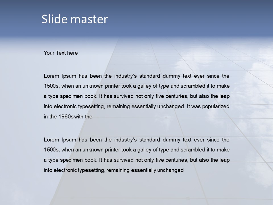 Corporate Building Modern Building PowerPoint Template