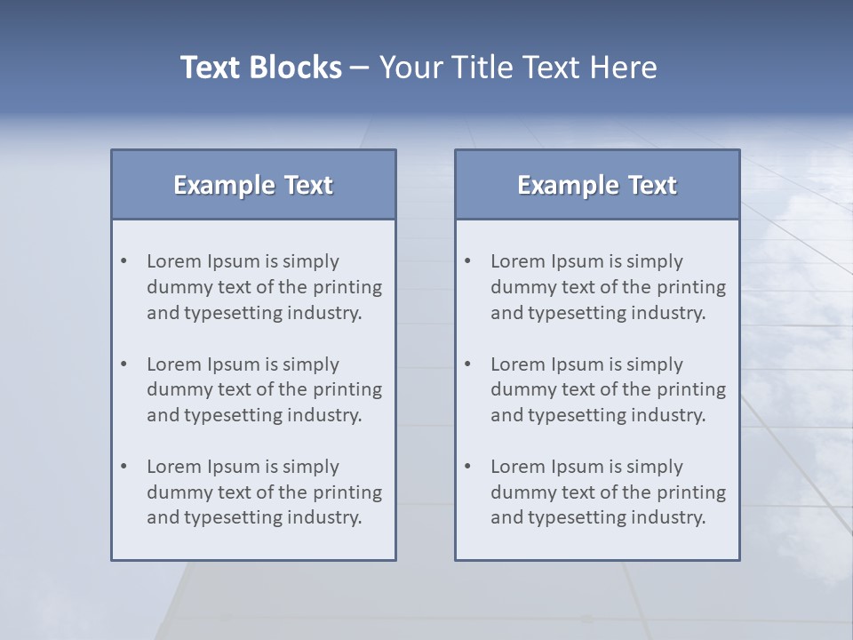 Corporate Building Modern Building PowerPoint Template