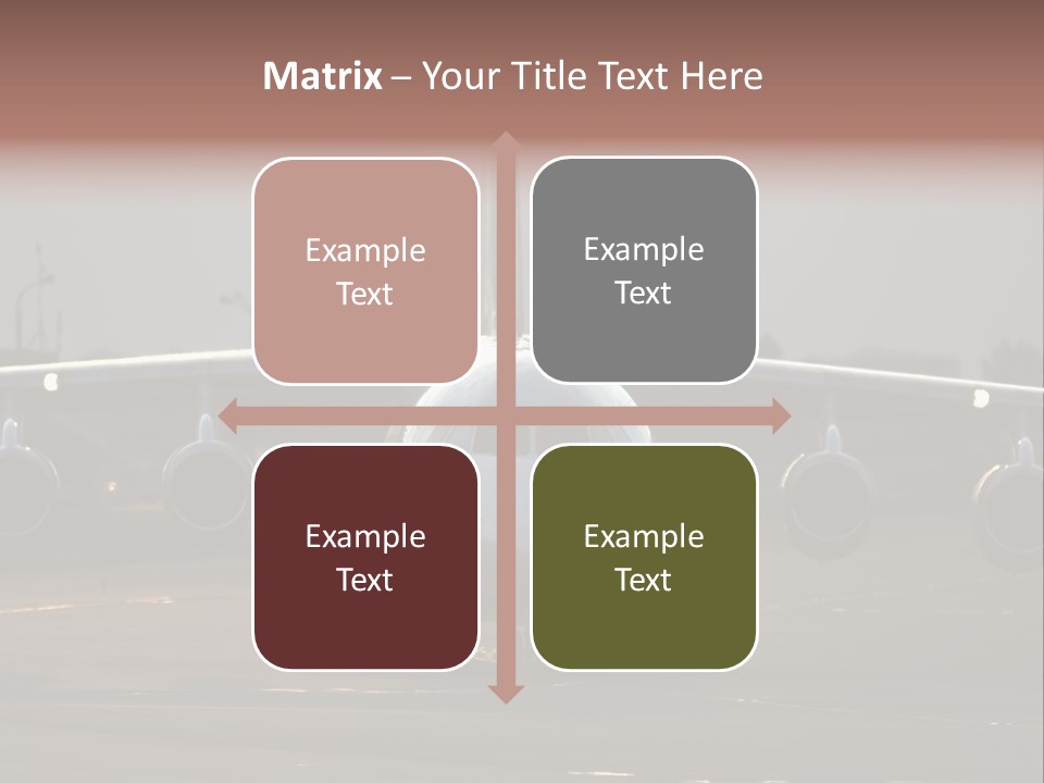 Transport Airport Aviation PowerPoint Template
