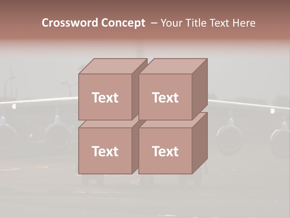 Transport Airport Aviation PowerPoint Template