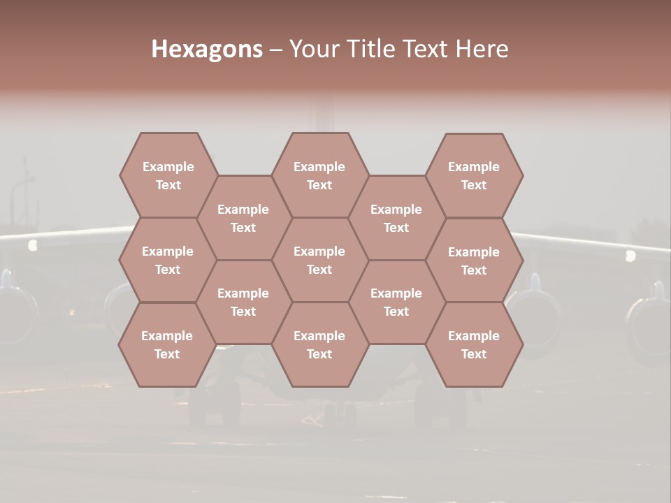 Transport Airport Aviation PowerPoint Template