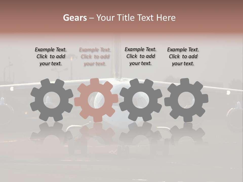 Transport Airport Aviation PowerPoint Template