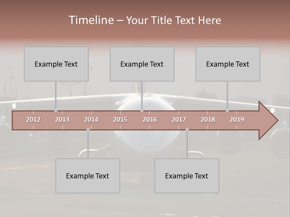 Transport Airport Aviation PowerPoint Template