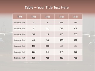 Transport Airport Aviation PowerPoint Template
