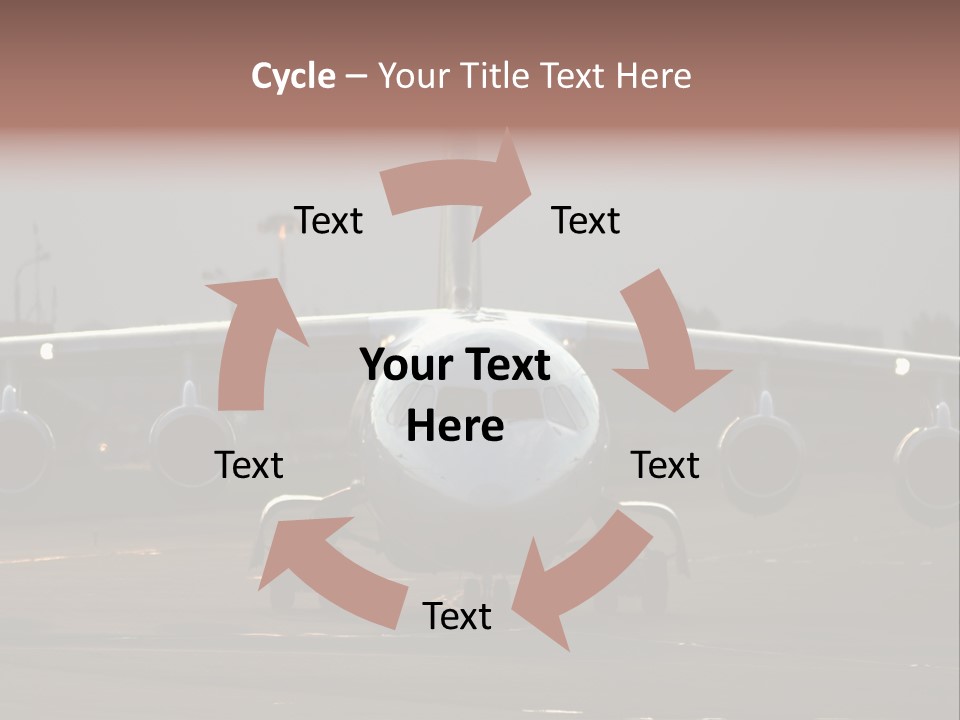 Transport Airport Aviation PowerPoint Template