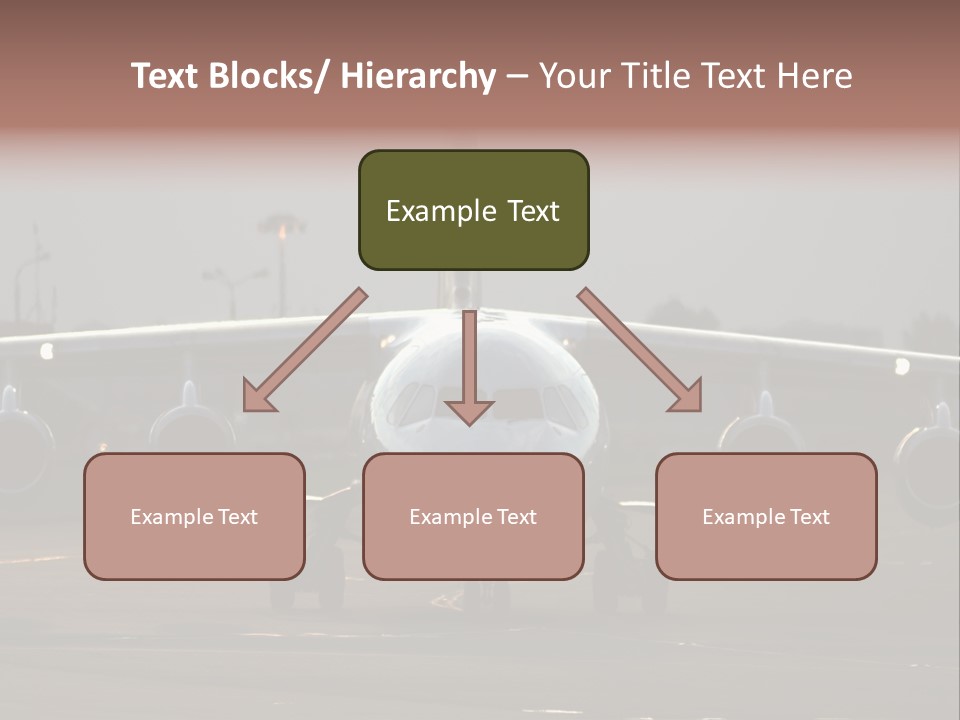 Transport Airport Aviation PowerPoint Template