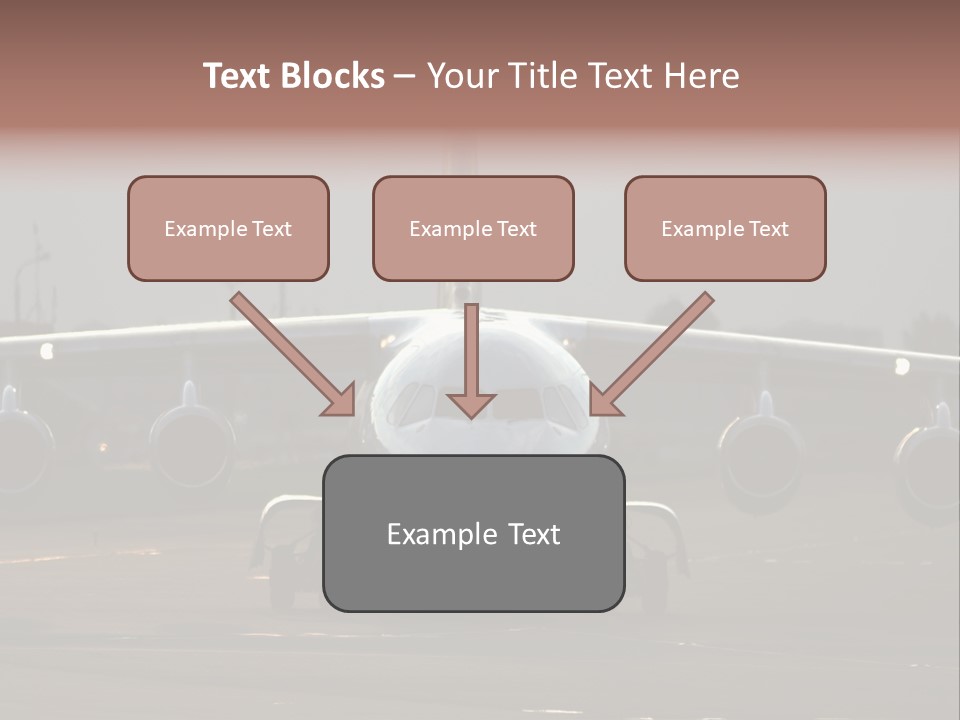 Transport Airport Aviation PowerPoint Template