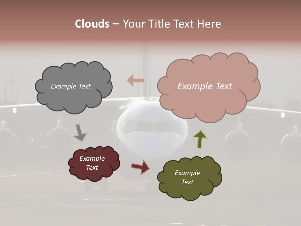 Transport Airport Aviation PowerPoint Template