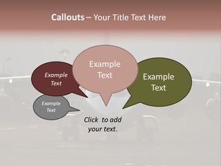 Transport Airport Aviation PowerPoint Template