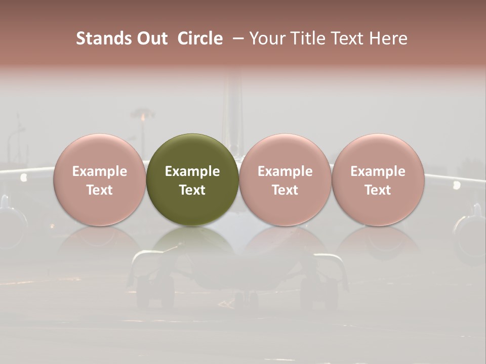 Transport Airport Aviation PowerPoint Template