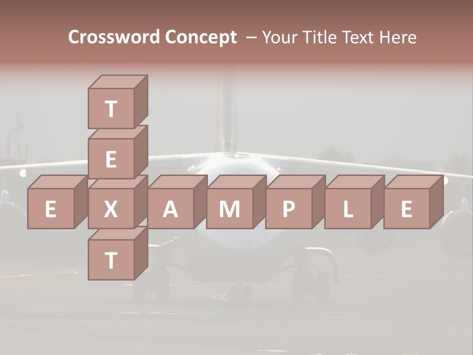 Transport Airport Aviation PowerPoint Template