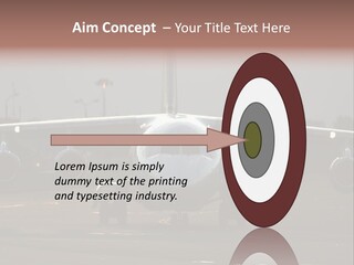 Transport Airport Aviation PowerPoint Template