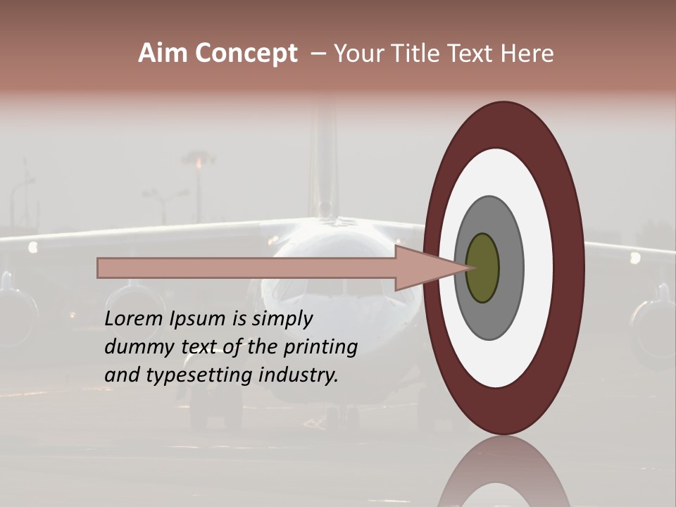 Transport Airport Aviation PowerPoint Template