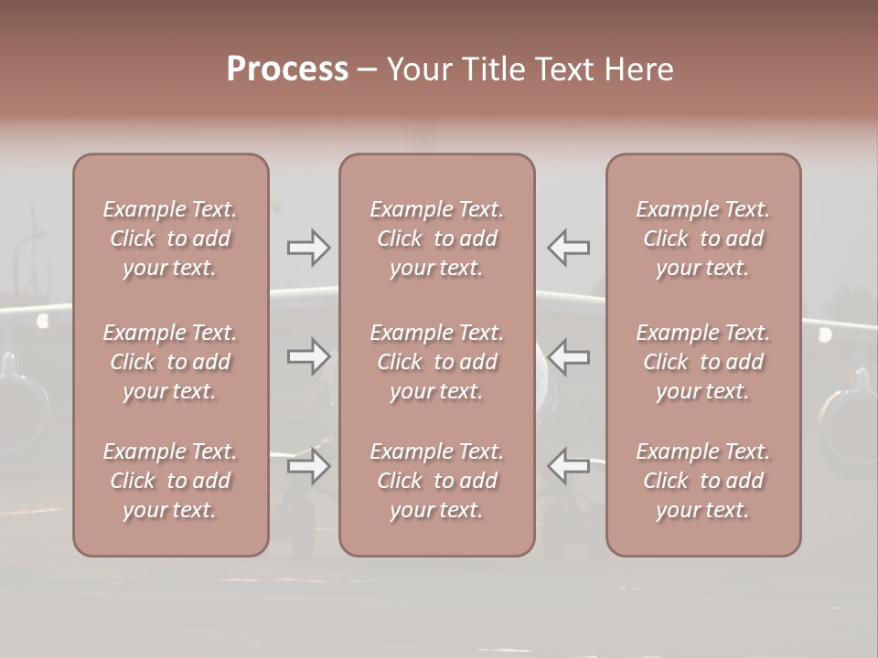 Transport Airport Aviation PowerPoint Template