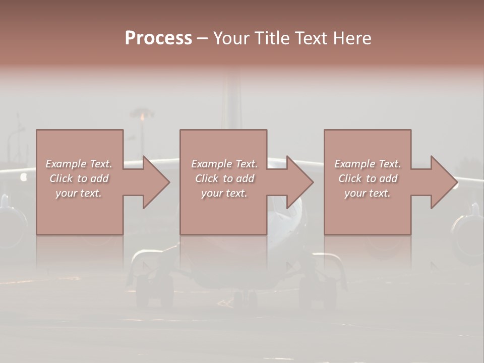 Transport Airport Aviation PowerPoint Template