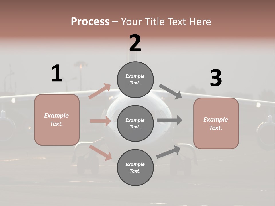 Transport Airport Aviation PowerPoint Template
