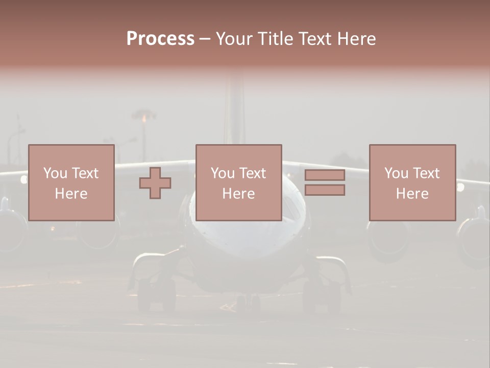 Transport Airport Aviation PowerPoint Template