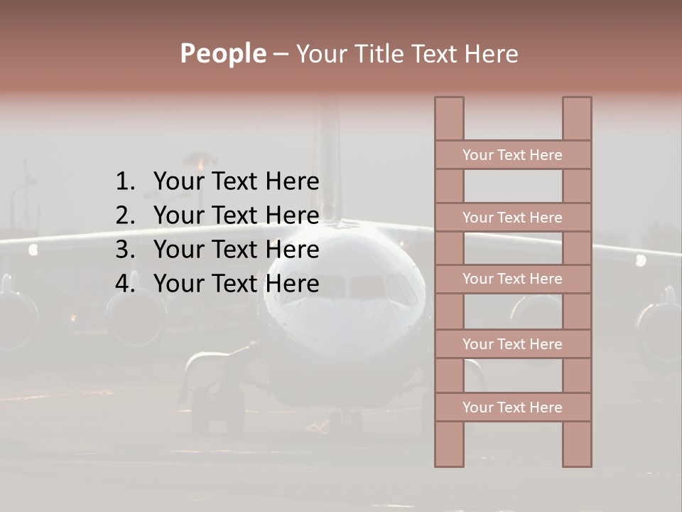 Transport Airport Aviation PowerPoint Template