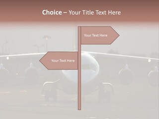 Transport Airport Aviation PowerPoint Template