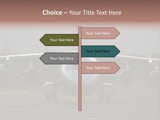 Transport Airport Aviation PowerPoint Template