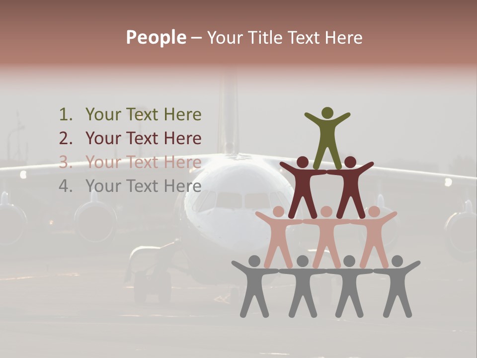 Transport Airport Aviation PowerPoint Template