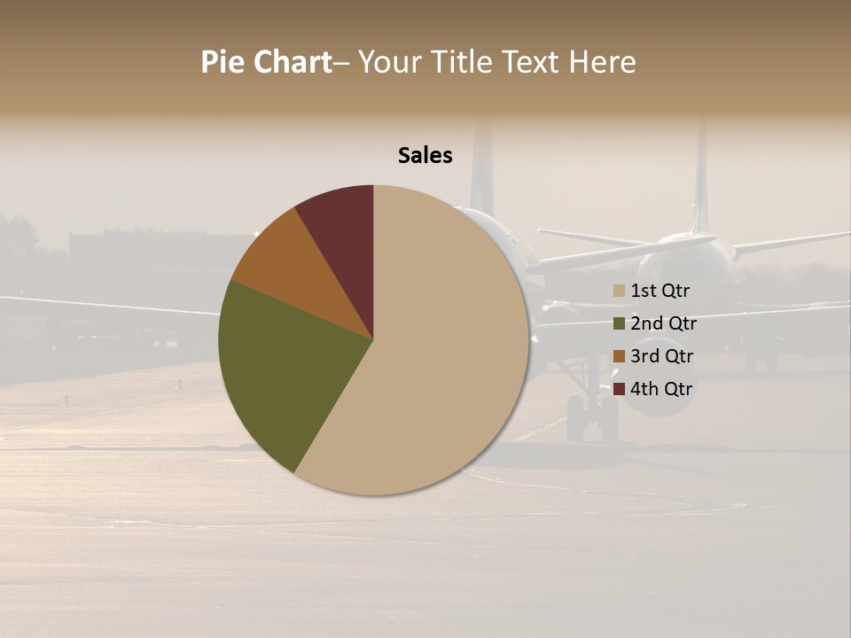 Runway Airport Taxiway PowerPoint Template