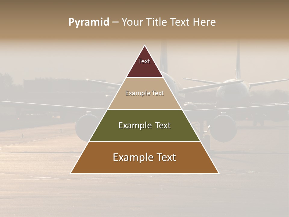 Runway Airport Taxiway PowerPoint Template
