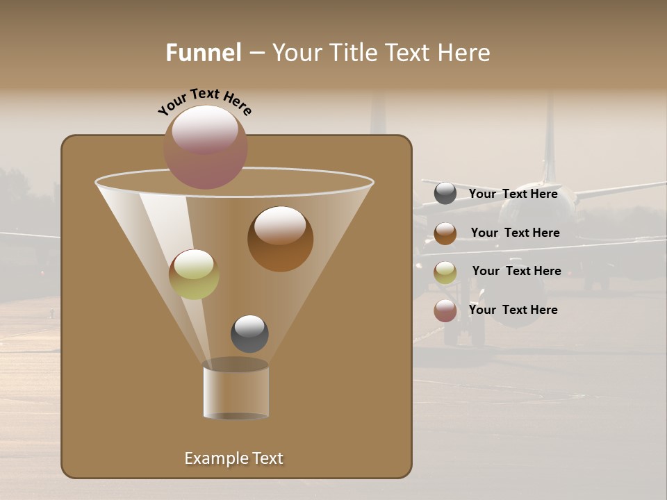 Runway Airport Taxiway PowerPoint Template