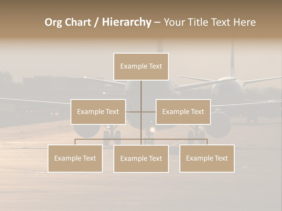 Runway Airport Taxiway PowerPoint Template