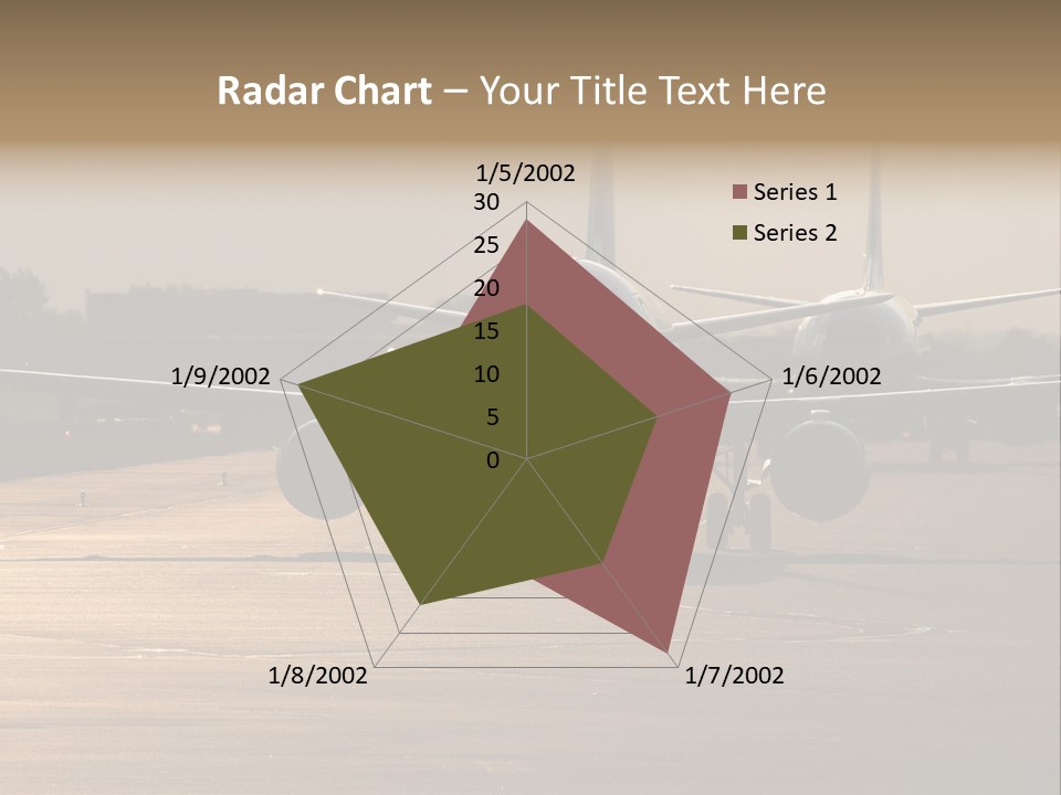 Runway Airport Taxiway PowerPoint Template