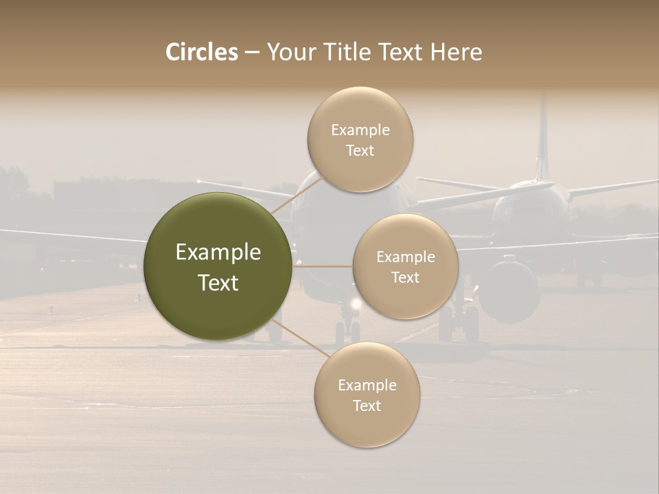 Runway Airport Taxiway PowerPoint Template