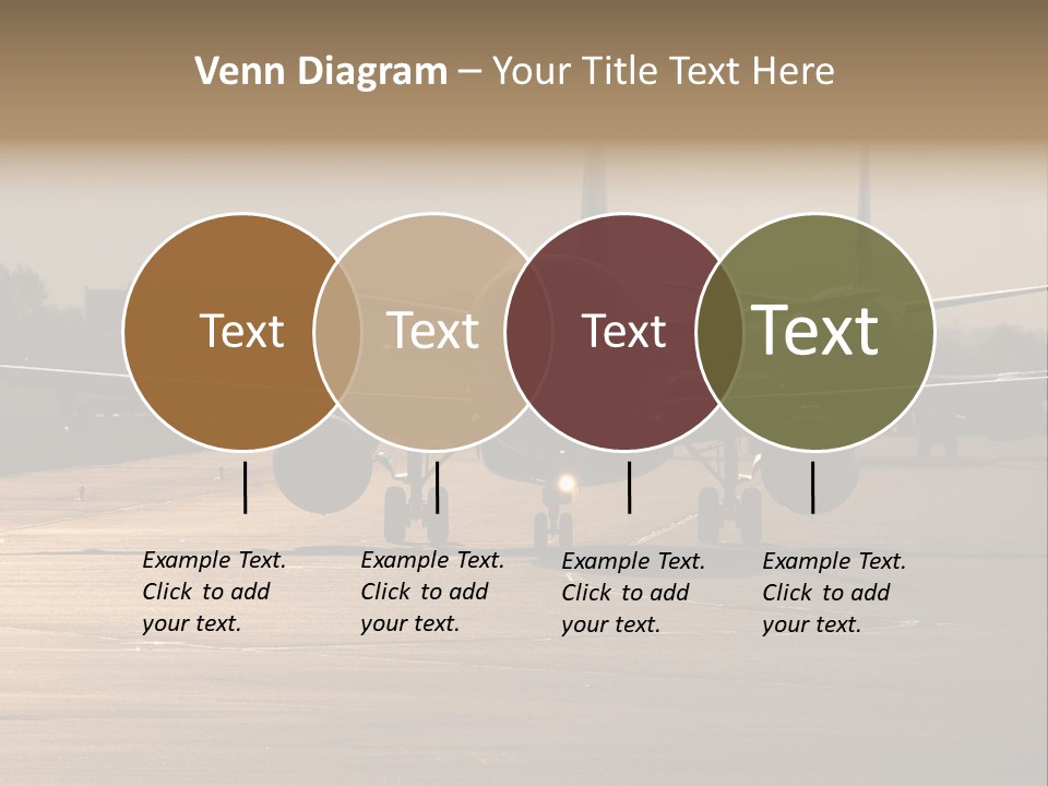 Runway Airport Taxiway PowerPoint Template