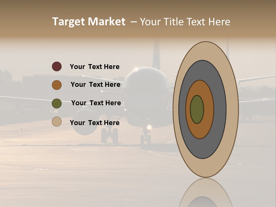 Runway Airport Taxiway PowerPoint Template
