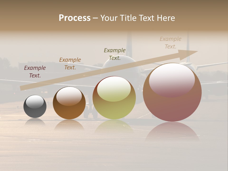 Runway Airport Taxiway PowerPoint Template