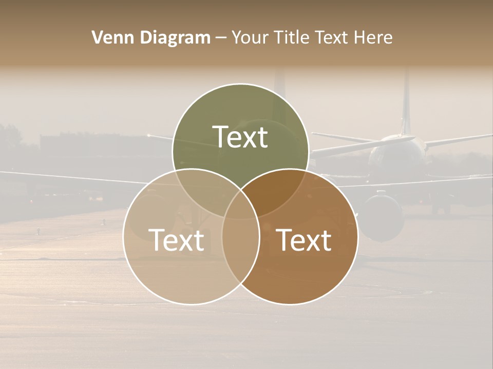 Runway Airport Taxiway PowerPoint Template