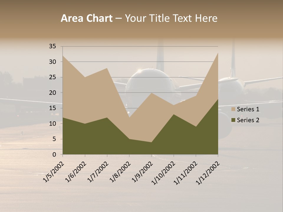 Runway Airport Taxiway PowerPoint Template