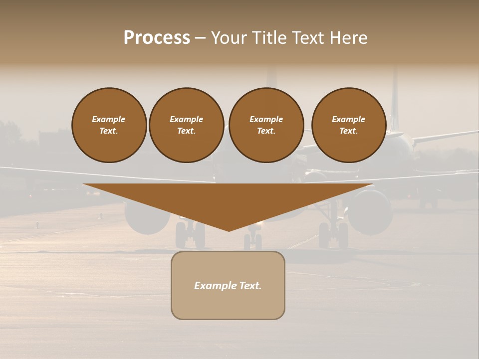 Runway Airport Taxiway PowerPoint Template