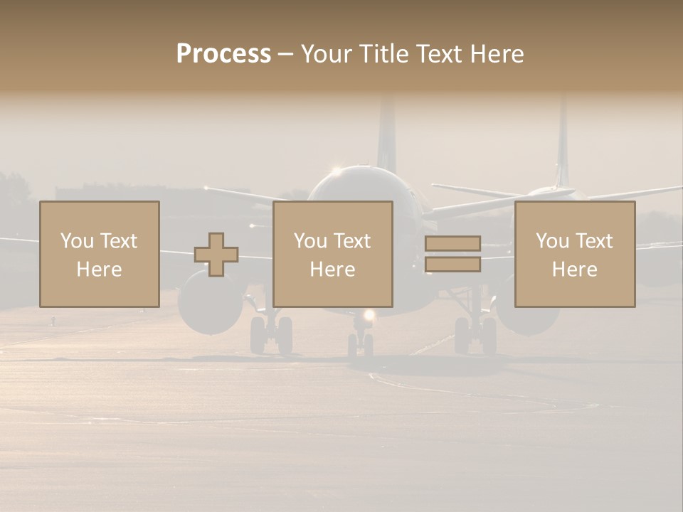Runway Airport Taxiway PowerPoint Template