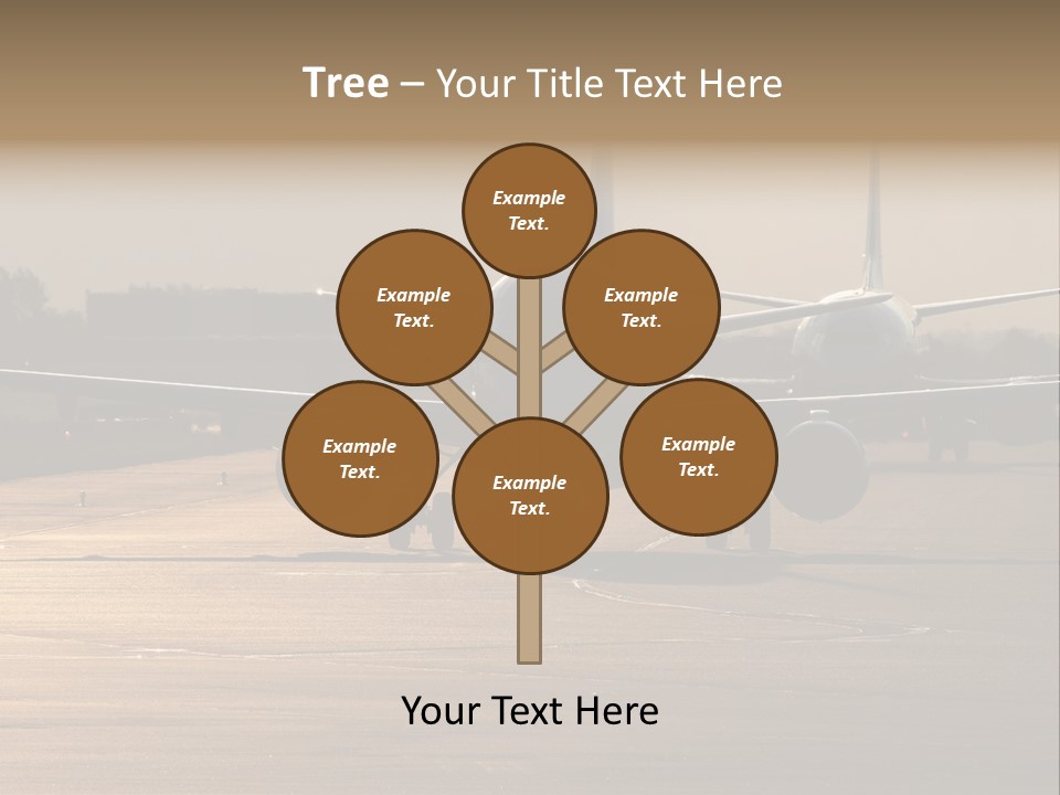 Runway Airport Taxiway PowerPoint Template
