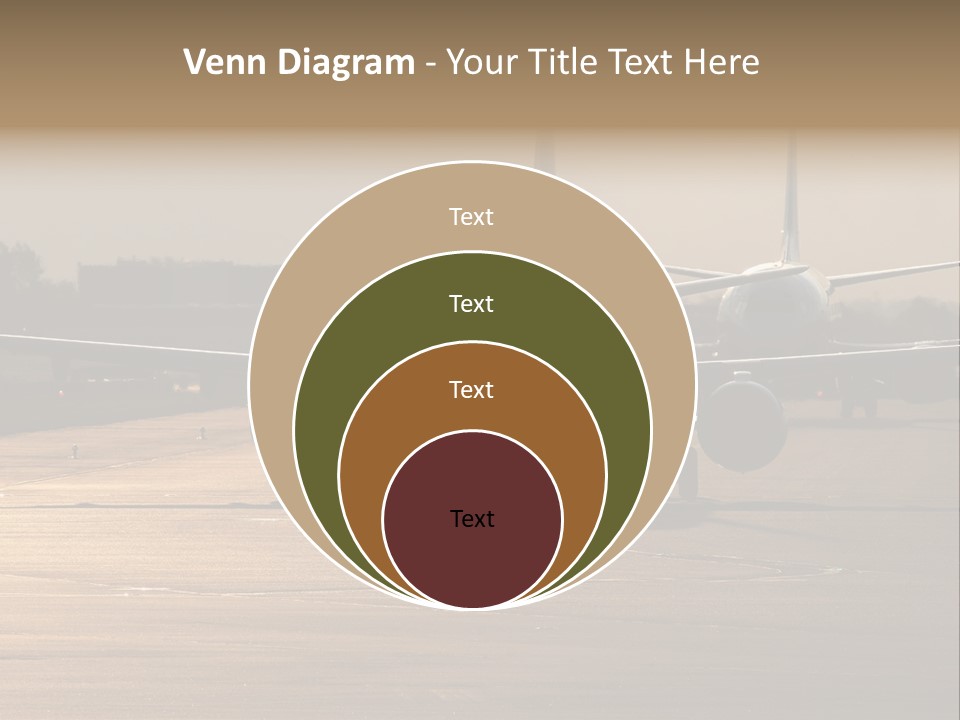 Runway Airport Taxiway PowerPoint Template