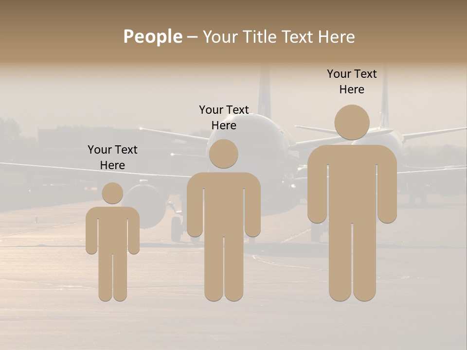 Runway Airport Taxiway PowerPoint Template