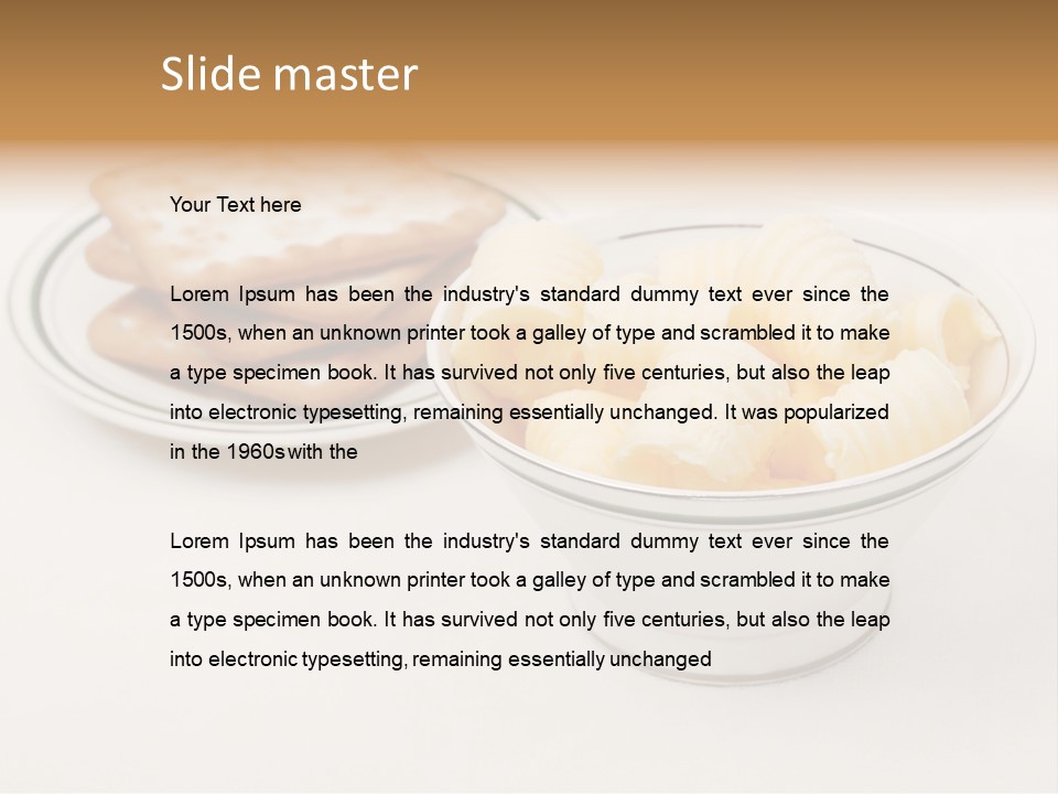 Fresh Lifestyle Dinner PowerPoint Template