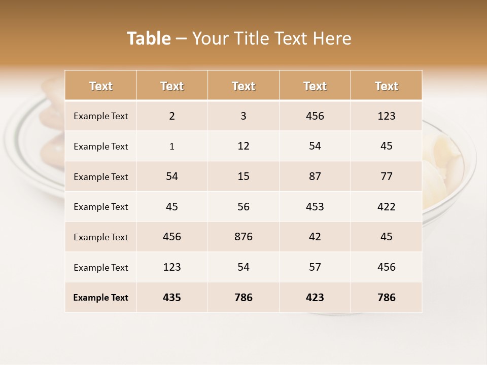 Fresh Lifestyle Dinner PowerPoint Template